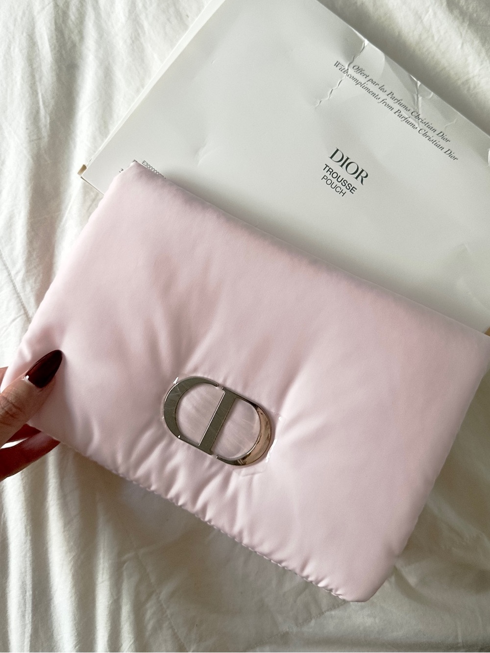 New Dior Puffer Makeup Pouch